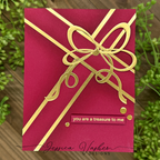 Simon Says Stamp Double Loop Bow Wafer Dies 1557sd Beautiful Moments Friend Card