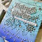 Simon Says Stamp Embossing Folder Draping Lights sf569 Christmas Card | color-code:ALT01