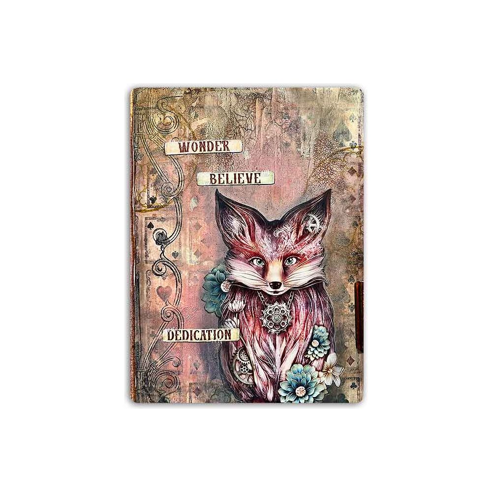 Dreams_3Stamperia Master Of Magic 12x12 Paper sbbl166 fox