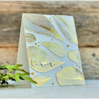Simon Says Clear Stamps Dreamy Leaves 2042msc Be Bold Love You Card