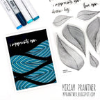 Simon Says Clear Stamps Dreamy Leaves 2042msc Be Bold I Appreciate You Card | color-code:ALT03