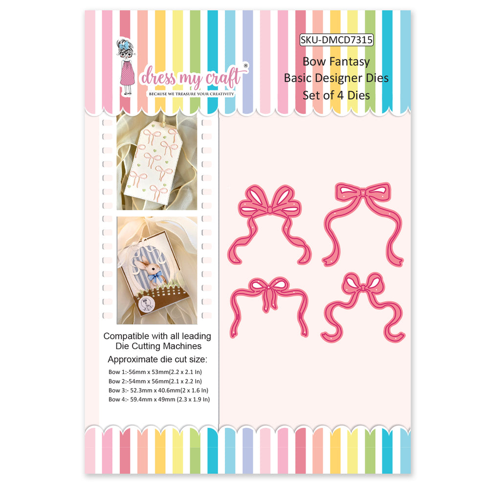 Dress My Craft Bow Fantasy Dies dmcd7315