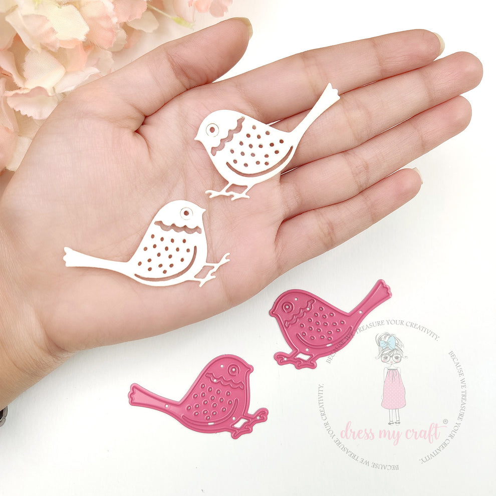 Dress My Craft Chirpy Birds Dies dmcd7007 Detailed Image