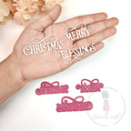 Dress My Craft Christmas Blessings Dies dmcd7084 Holiday Sentiments