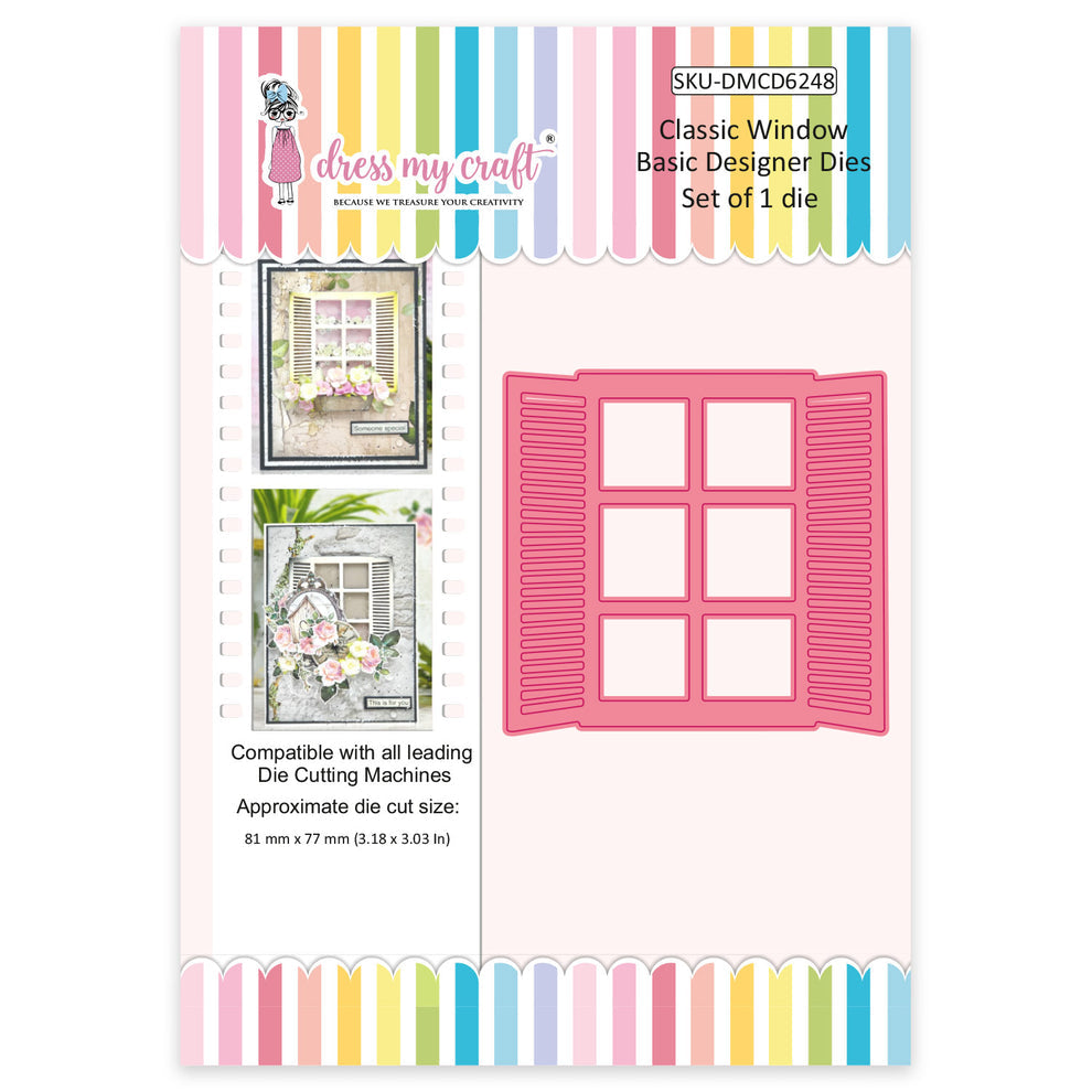 Dress My Craft Classic Window Die dmcd6248