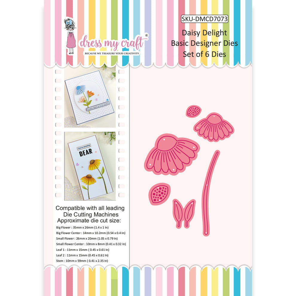 Dress My Craft Daisy Delight Dies dmcd7073