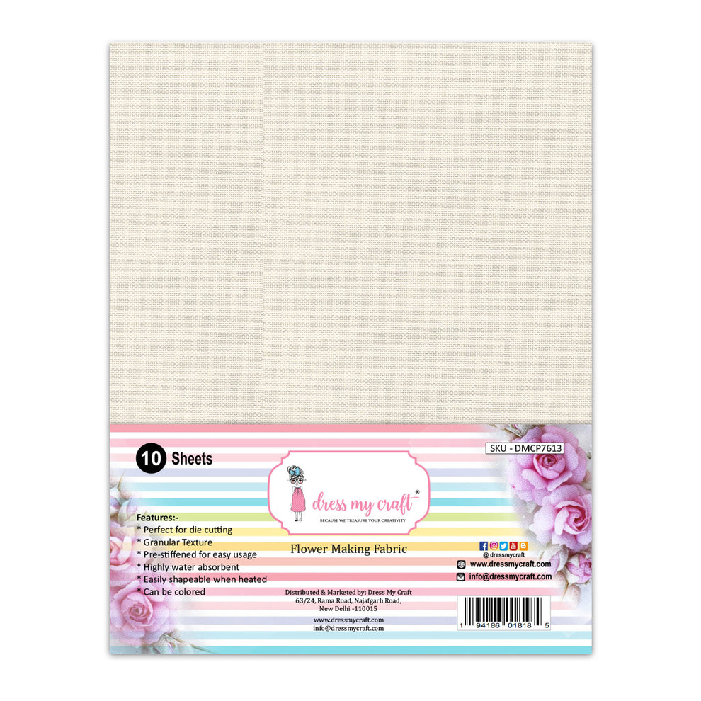 Dress My Craft Flower Making Fabric dmcp7613