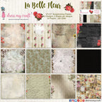 Dress My Craft La Belle Fleur 6 x 6 Paper Pad dmcp6117 Product Image