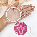 Dress My Craft Mini Stitched Scalloped Circle Frame Dies dmcd6578 Detailed Image