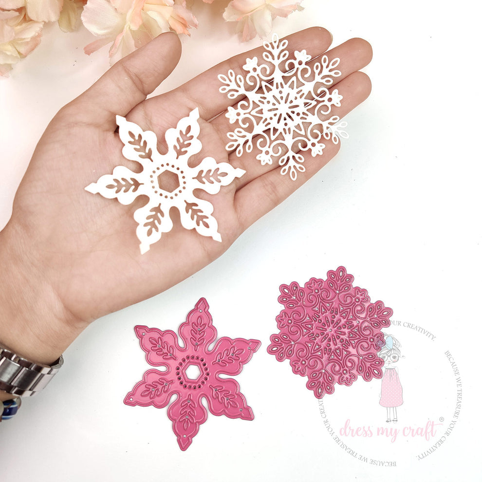 Dress My Craft Snowflake Symphony Dies dmcd7106 Winter Patterns