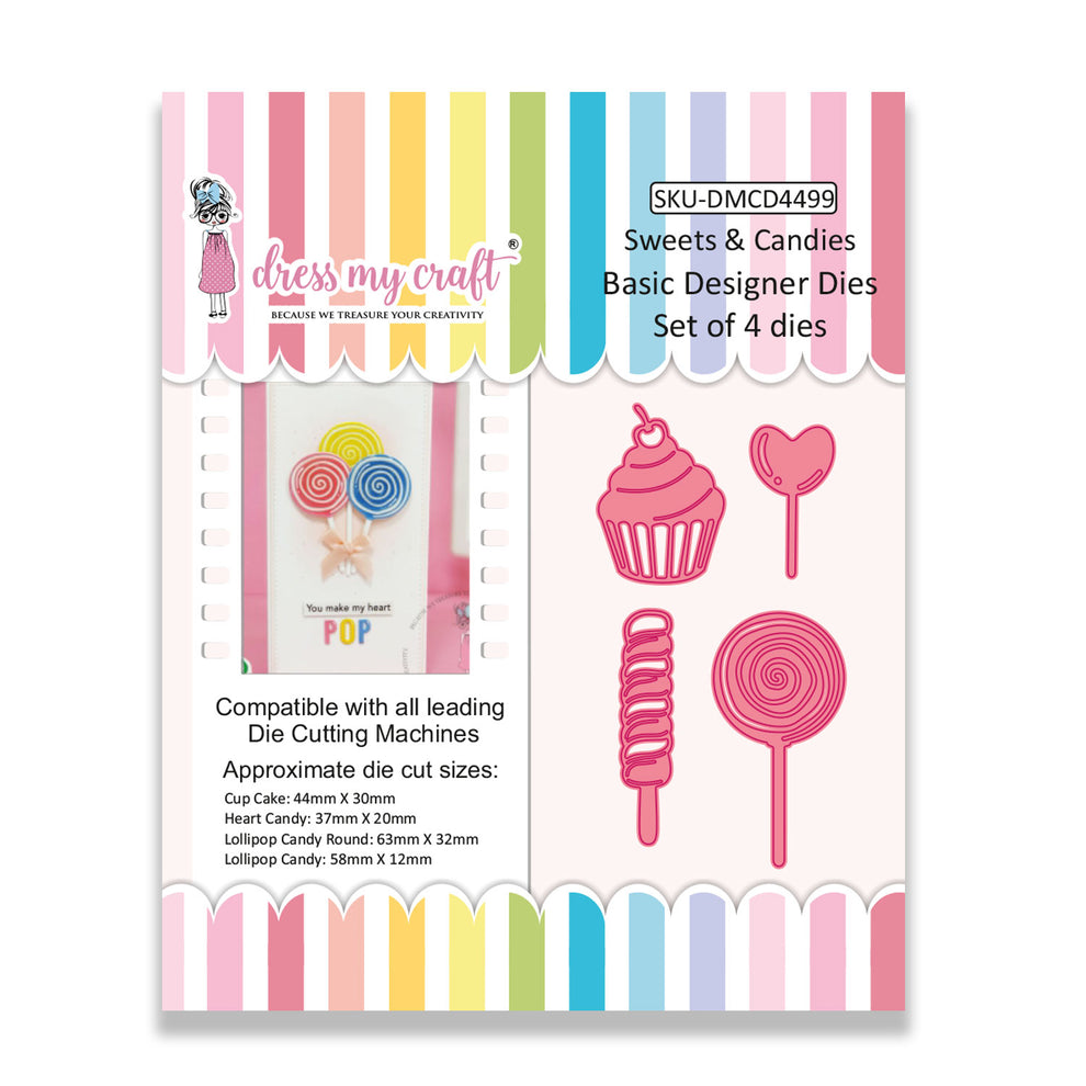Dress My Craft Sweets And Candies Dies dmcd4499