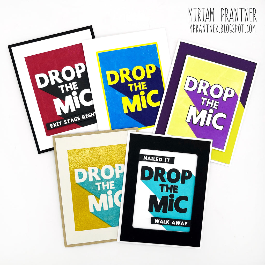 Simon Says Clear Stamps Drop The Mic m202728 Stamptember Congrats Cards | color-code:ALT01