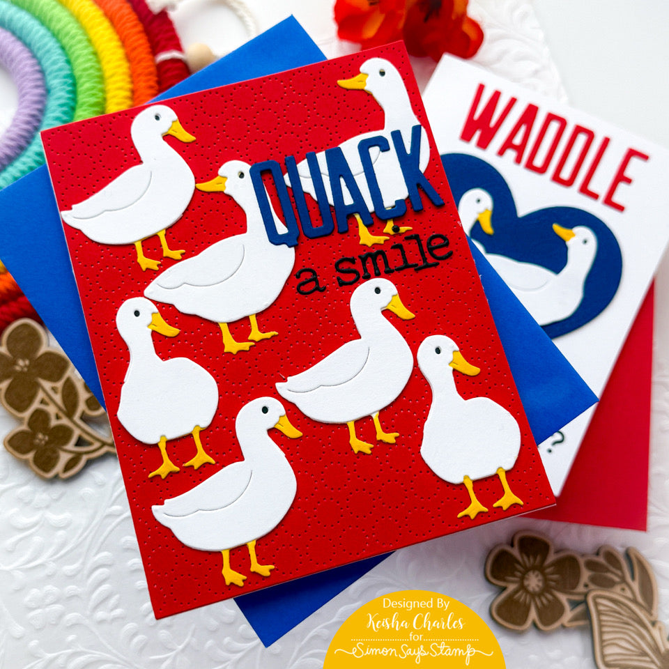 Simon Says Stamp You Are My Favorite Collection I Want It All Stand-Alone Dies set974sa Duck Trio