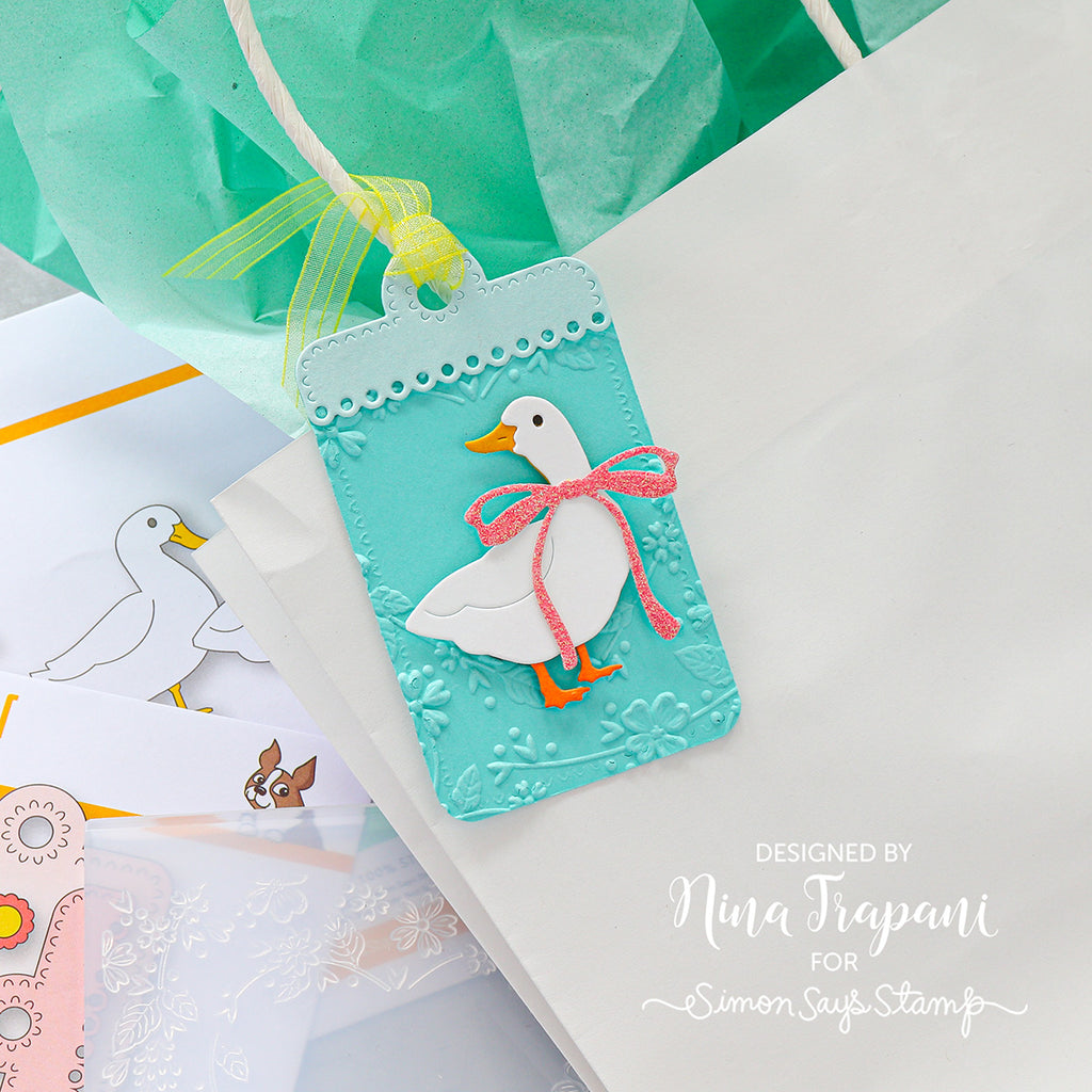 Simon Says Stamp Duck Trio Wafer Dies s1014 You Are My Favorite Cute Duck Tag | color-code:ALT04