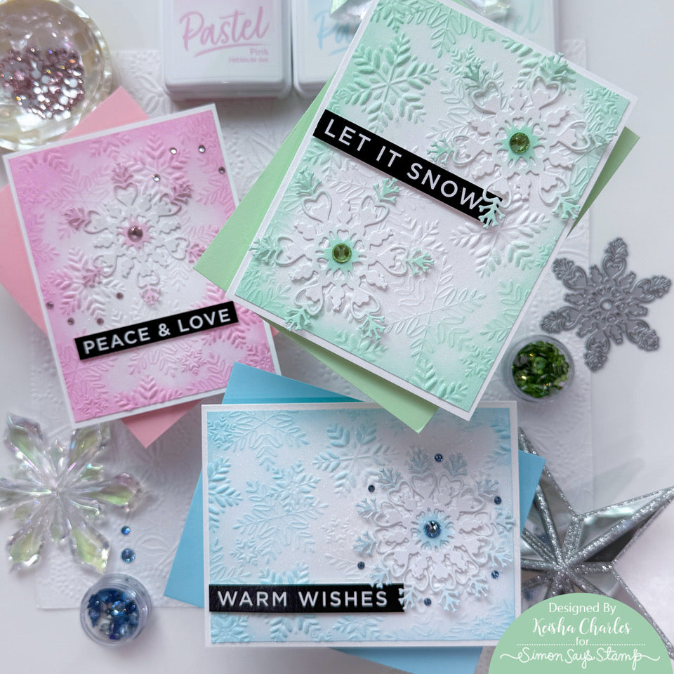 Simon Says Stamp Pawsitively Dazzling Gems Dusk se117 Festive Fun Christmas Cards