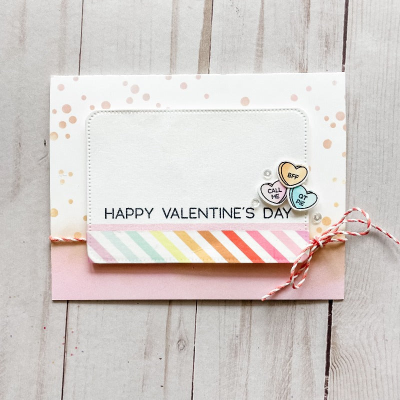 Avery Elle Steel Dies Conversation Hearts d-23-37 happy valentine's day