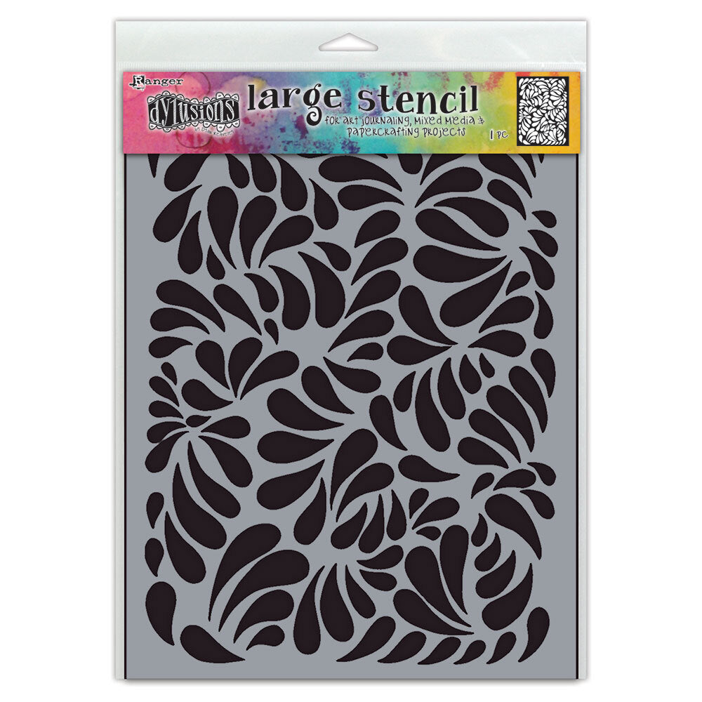Dyan Reaveley Brush Strokes Large Stencil Ranger Dylusions dys87557