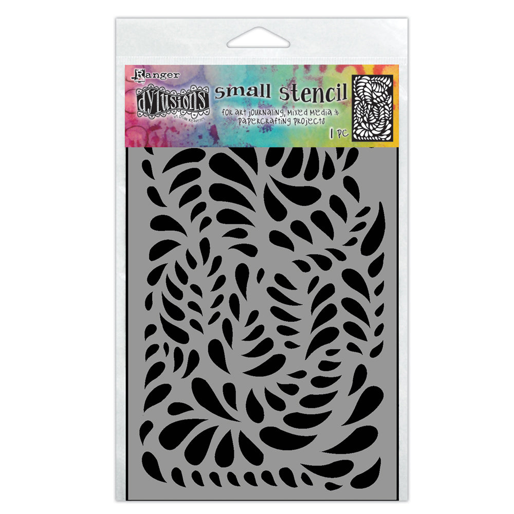 Dyan Reaveley Brush Strokes Small Media Stencil Ranger Dylusions dys87595