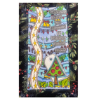Dyan Reaveley Dylusions Christmas Borders Cling Stamps dyr10035 stars