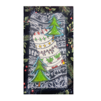 Dyan Reaveley Dylusions Christmas Borders Cling Stamps dyr10035 tag