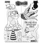 Dyan Reaveley Dylusions Churchill and Friends Cling Stamps dyr10024