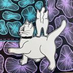 Dyan Reaveley Dylusions Churchill and Friends Cling Stamps dyr10024 cat