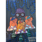 Dyan Reaveley Dylusions Churchill and Friends Cling Stamps dyr10024 dogs