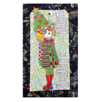 Dyan Reaveley Dylusions Dinky Christmas Heads Cling Stamps dyr10034 dots