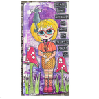 Dyan Reaveley Dylusions Dinky Dolls Set 2 Cling Stamps dyr10029 cat