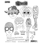 Dyan Reaveley Dylusions Dinky Dolls Set 3 Cling Stamps dyr10030