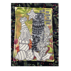 Dyan Reaveley Dylusions Gnome For The Holidays Cling Stamps dyr10036 ornaments