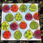 Dyan Reaveley Dylusions Hanging Your Baubles Cling Stamps dyr10033 snowflakes