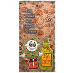 Dyan Reaveley Dylusions Hocus Pocus Cling Stamps dyr10052 creepy guy tag