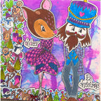 Dyan Reaveley Dylusions Jolly Friends Cling Stamps dyr10056 it's christmas picture