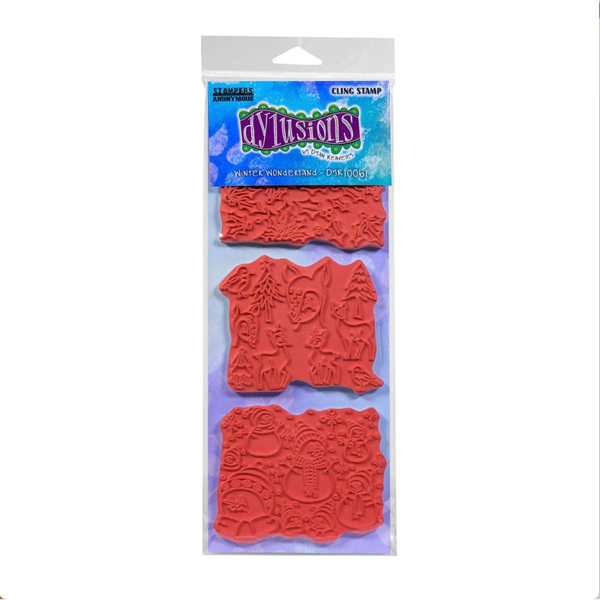 Dyan Reaveley Dylusions Winter Wonderland Cling Stamps dyr10061