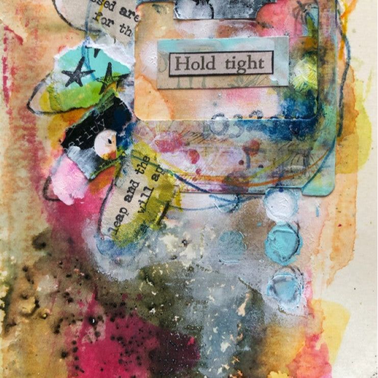 Dyan Reaveley Small Creative Journal Ranger Dylusions DYJ34117 Bright Collage | color-code:ALT02