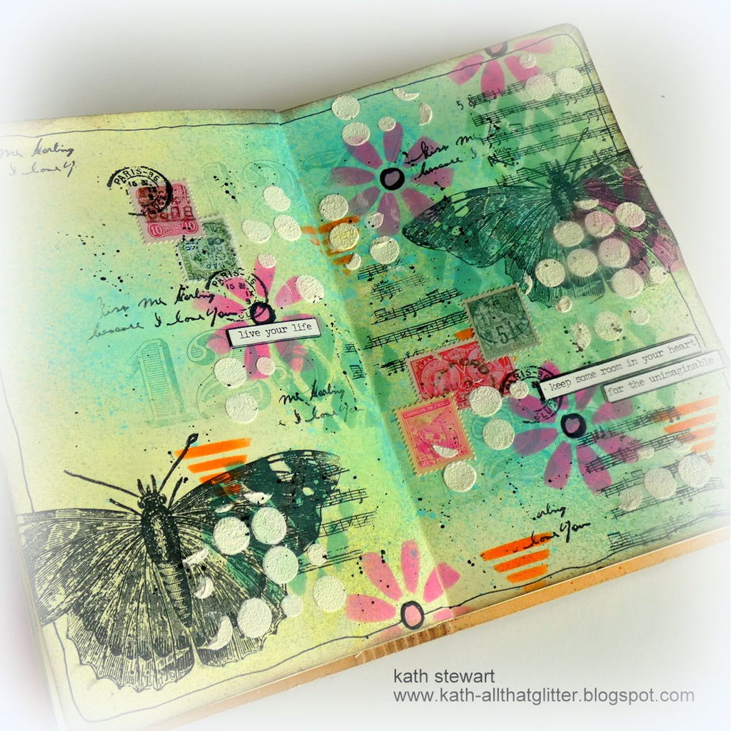 Dyan Reaveley Small Creative Journal Ranger Dylusions DYJ34117 One Layer Journaling | color-code:ALT03