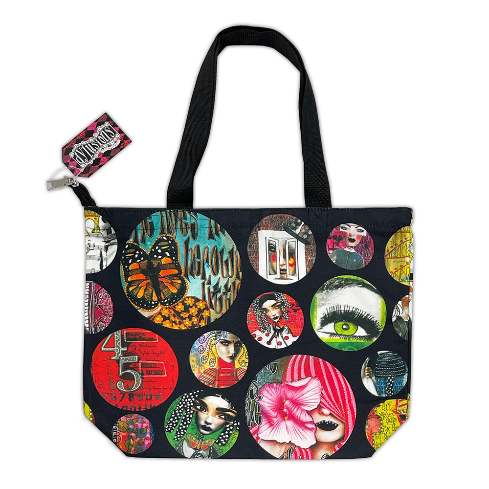 Dylusions Zipper Tote Bag Ranger Dyan Reaveley dya88516