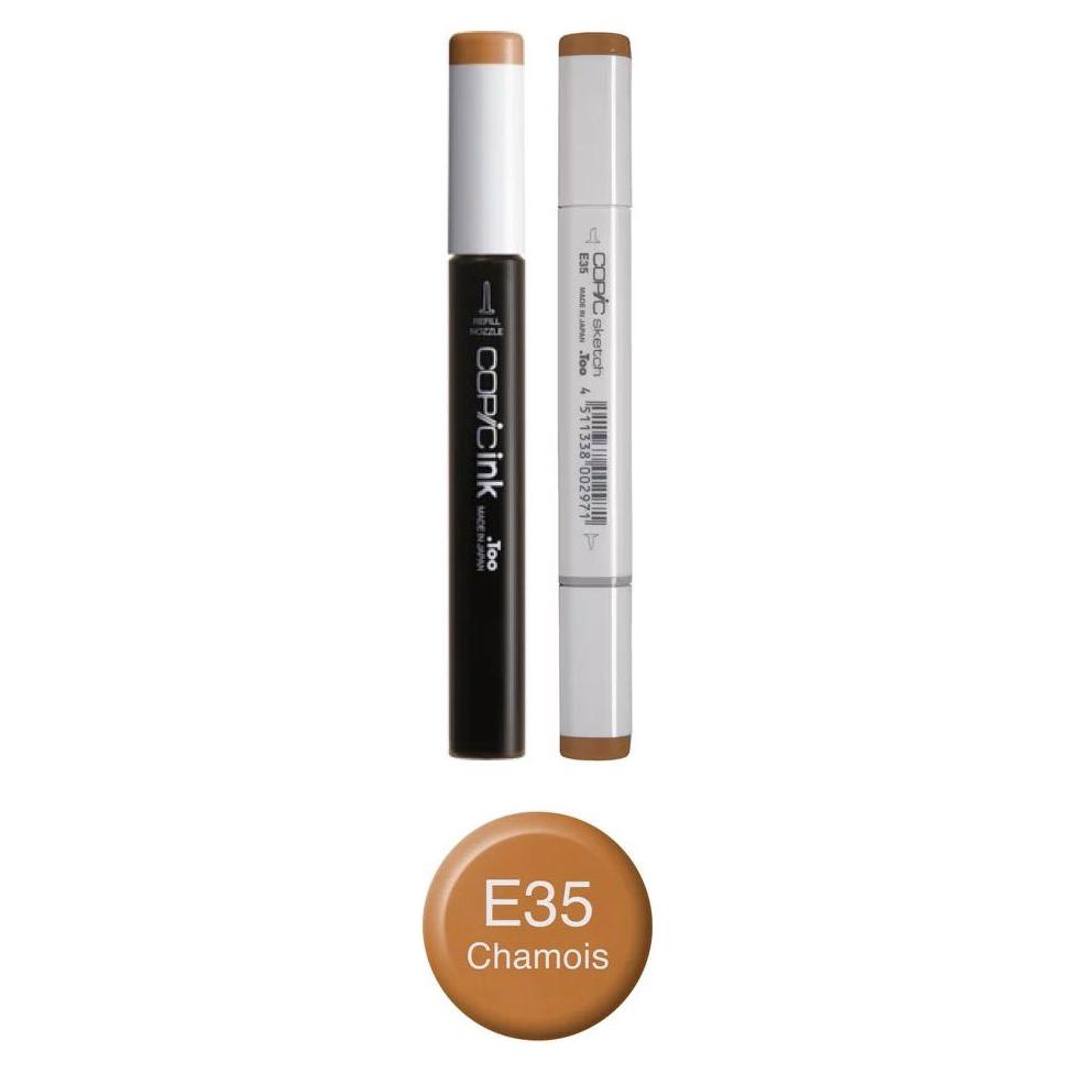 Copic Marker Chamois Marker and Refill Bundle E35