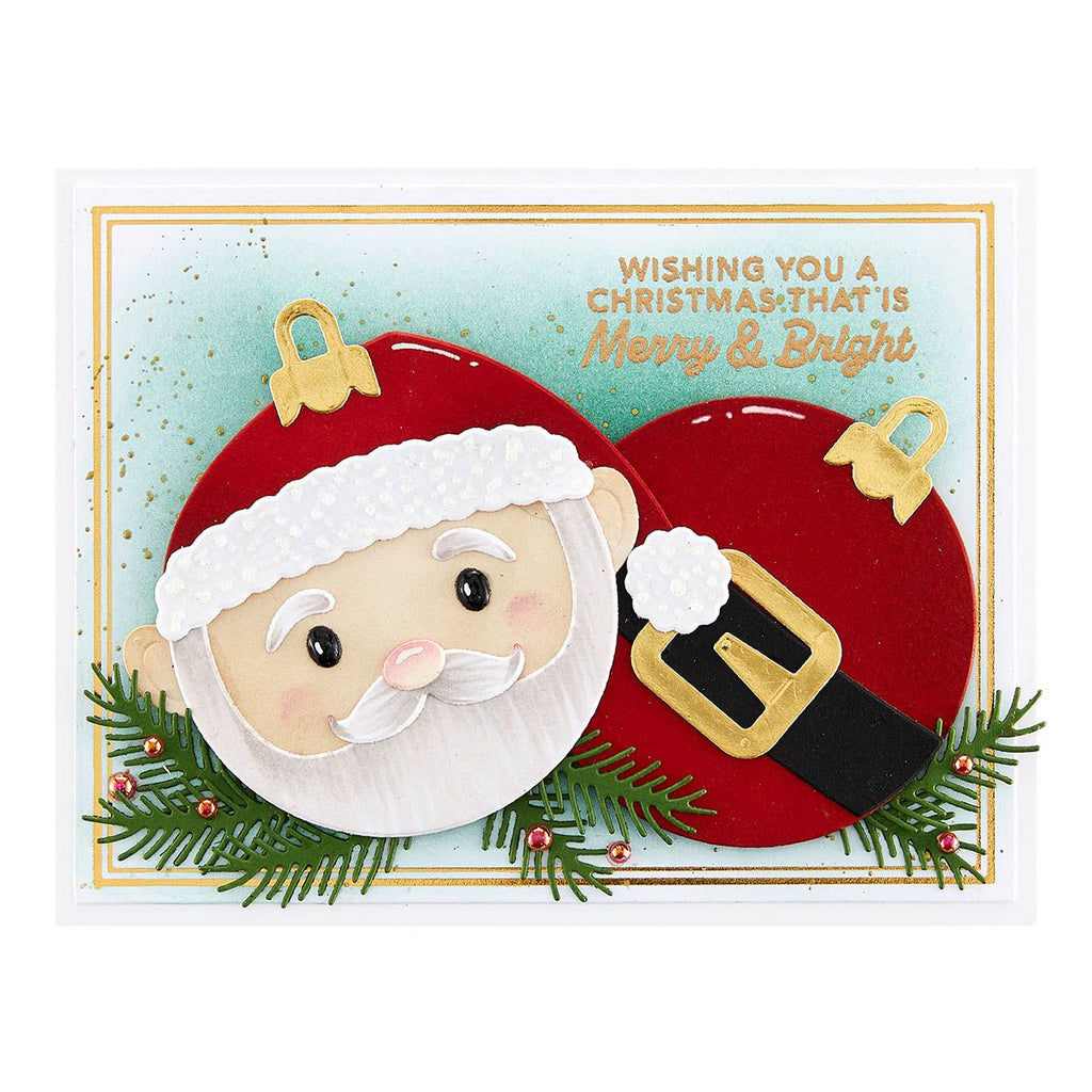 s5-607 Spellbinders Festive Ornaments Etched Dies merry and bright | color-code:ALT01