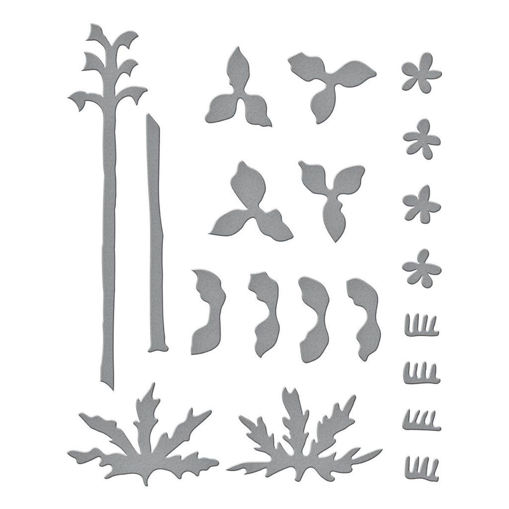 s4-1326 Spellbinders Delphinium Etched Dies