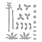 s4-1326 Spellbinders Delphinium Etched Dies