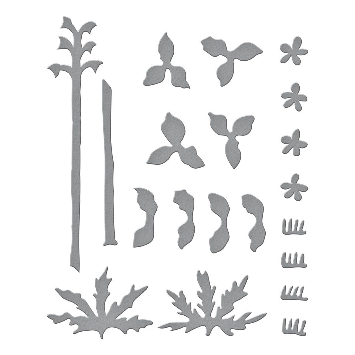 s4-1326 Spellbinders Delphinium Etched Dies