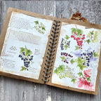 Paper Artsy Alison Bomber Currants Edition Cling Stamps eab35 journal