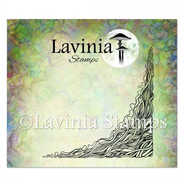 Lavinia Stamps Dragon Tree Root Corner Clear Stamp lav875