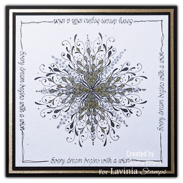 Lavinia Stamps Botanical Blooms Bud Clear Stamp lav869 dreams and wishes