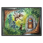 Lavinia Stamps Dragon Tree Root Corner Clear Stamp lav875 fae scene