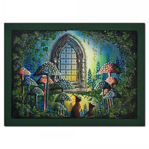 Lavinia Stamps Elfin Cap Cluster Clear Stamp lav877 foxes