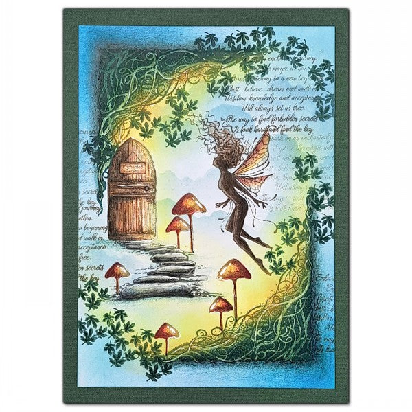Lavinia Stamps Inner Wooden Door Clear Stamp lav880 fairy