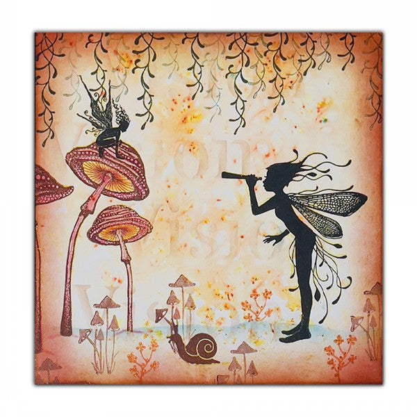 Lavinia Stamps Scout Small Clear Stamp lav859 fairies